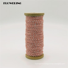 Custom Manufactured Wholesale Cotton Rope Fashion Wood Bobbin 2mm X 100m Orange